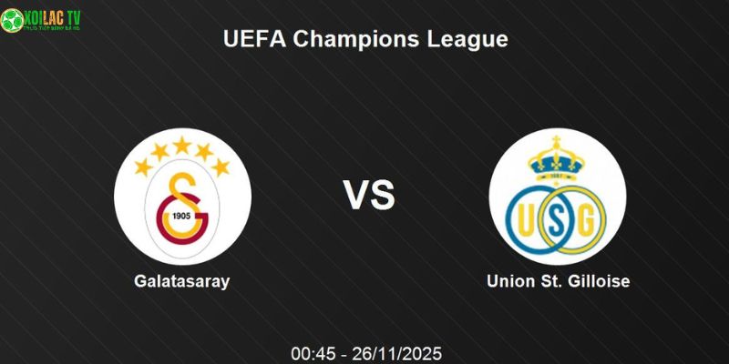 Galatasaray Vs Union St.Gilloise: Nhận Định Ngày 26/11 7 Galatasaray vs Union St.Gilloise